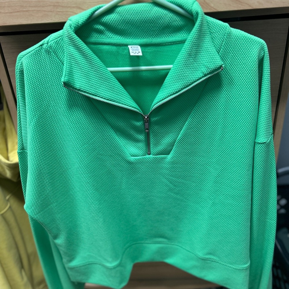 Women’s Zyia Cara Lime Half Zip